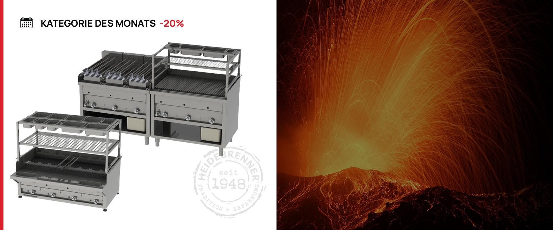 Kategorie des Monats – Gas Lavasteingrills bis 31.03.2023 im Sonderangebot!