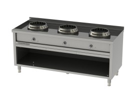 Gas wok range HEBEI-750 standing device- 24 kW