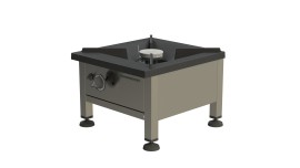 Gas stool cooker ROSTOCK - 440 mm / 5,8 kW (cast pot support)