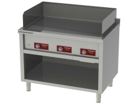 Elektro Teppanyaki-Bratplatte KYUSHU-3 Zonen, 13,5 kW, 110X750X850