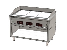 Electric French Plancha Grillplate  LYON