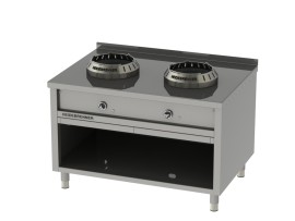 Gas wok range HUNAN-900 standing device- 16 kW