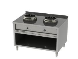 Gas-Wok-Range HUNAN-900 Standgerät- 16 kW