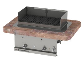 Gas Lavastonegrill KOS - 410 mm, 11,6 kW (indoor)