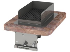 Built-in gas roaster/water grill PASADENA (indoor)