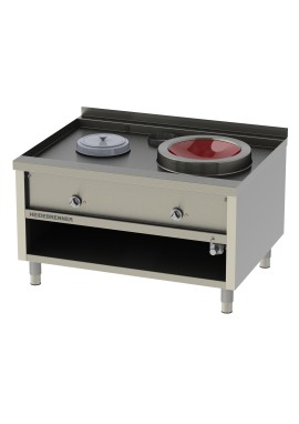 Induktion Wok-Station 1x400 + Warmhaltung