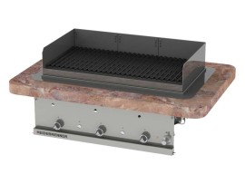 Einbau Gas Rostbräter/Wassergrill PLANO-580, 21,0 kW (indoor)