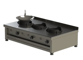 Gas wok hob SAN-750