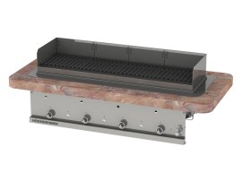 Built-In Gas Lavastone-Grill PANAREA - 410 mm / 23,2 kW (indoor)