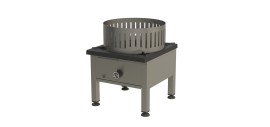 Wok Gas stool cooker ROSTOCK - 590 mm / 12,8 kW