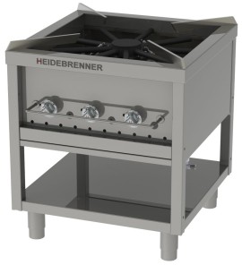 Gas-Hockerkocher  HAMBURG Premium / 5,8 kW / 650 mm