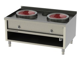 Induktion Wok-Station 2x400