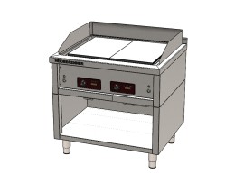 Electric French Plancha Grillplate NIZZA