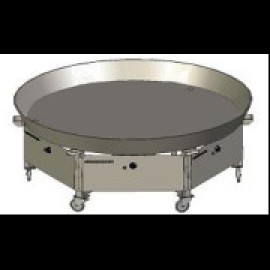 Pan with base-gas