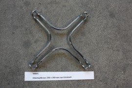 Small pot cross 250 x 250 mm made of stainless steel