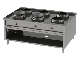 Gas-Wok-Range HENAN-1300- 108 kW