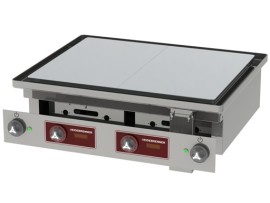 Einschweiß Elektro French Plancha/Bratplatte NIZZA (digital)