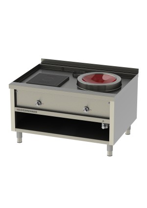 Induktion Wok-Station wok-400 + Flach