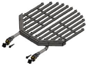 Swivel-Grill Burner - 32 kW / Ø 1000 mm / stainless steel