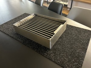 Lavasteinkorb aus Edelstahl für 650er Linie