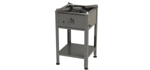 Gas stool cooker HAMBURG - 430 mm / 9,3 kW (stainless steel)