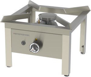 Gas stool cooker KIEL - 430 mm / 9,3 kW (profile steel)
