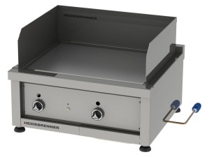 Gas Teppanyaki-Bratplatte OKINAVA-650, 9,0 kW (glatte Grillfläche)